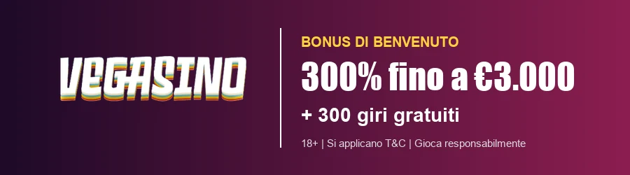 Vegasino bonus di benvenuto