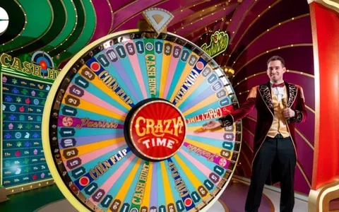 Crazy Time di Evolution, game show dal vivo